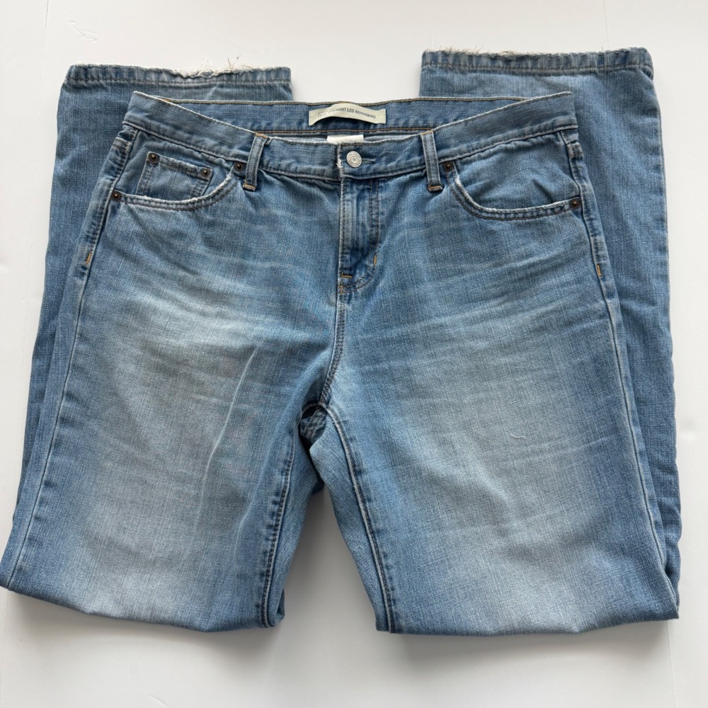 Vintage Gap Straight Leg Boyfriend Denim Jeans Womens 14R 100% Cotton - Picture 5 of 10